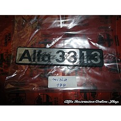 Alfa 33 "Alfa 33 1.3" Boot Badge