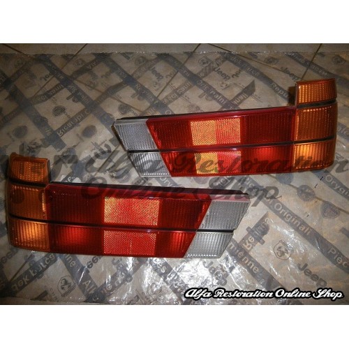 Alfa 75 Yellow/Amber Rear Lights Clusters (Right and Left Side)