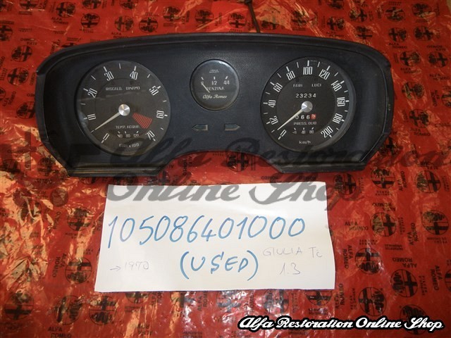Alfa Romeo Giulia Ti Instrument Cluster RPM/Speedometer (Veglia Borletti)