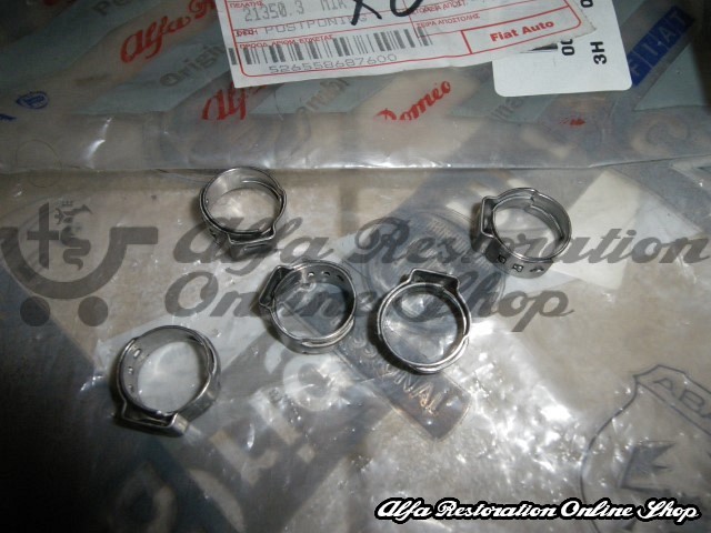 Alfa Romeo/Fiat/Lancia Hose Clamp 12-14 mm for Fuel/Brakes/Clutch Applications