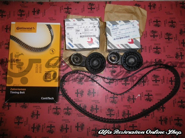 Alfa 33/Alfasud/Sprint 8V Mechanical Tappets Engines Timing Belt & Tensioner Kit