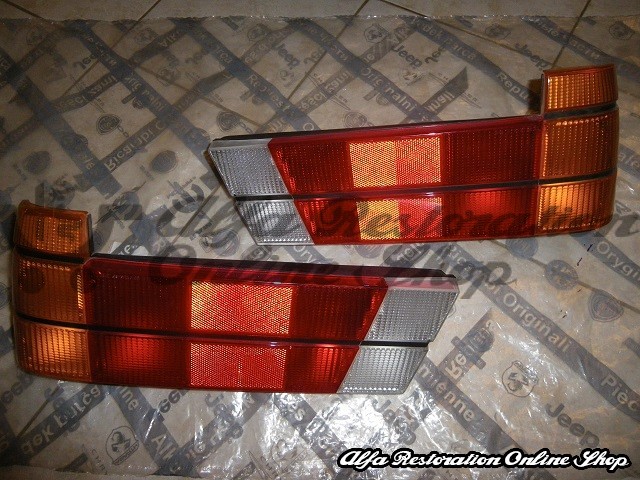 Alfa 75 Yellow/Amber Rear Lights Clusters (Right and Left Side)
