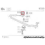 Alfasud/Sprint Sway Bar Rubber Bushes 14 mm (External Side)