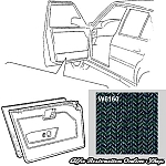 Alfa 33 Door Card - Left Front Door