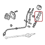 Alfa 164 FL92/Super/USA MY '95 Gear Lever Slider