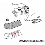 Alfa 33 907 Series Rear Parking Lights Bulbs Set 5W