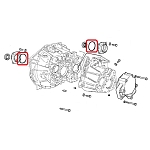 Alfa 145/146/147/155/ 156/164/166/GT/GTV/Spider Differential Flange o-ring