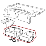 Alfa GTV/Spider 916 Series Battery Compartment Carpet Cover