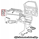 Alfa 145/146 Front Right Door Air Vent Seal