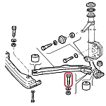 Alfa 33/Alfasud/Sprint Front Suspension Forward Facing Arm Bolt