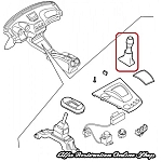 Alfa 156 Facelift Selespeed Gear Lever Leather Boot (LHD)