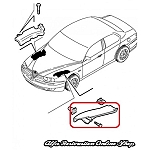 Alfa 156 MY 2002 Front Left Lower Engine Cover (Selespeed Models)