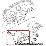 Alfa 156 1.6/1.8/2.0 TS (2001-2005) with VDC Speedometer Cluster (KM Units)