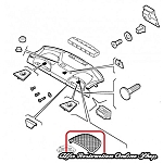 Alfa 156 Rear Loudspeaker Cover in Grey (Bose Sound System)