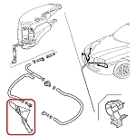 Alfa 147 GTA Right Side Headlight Washer/Jet
