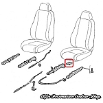 Alfa 147/GT Front Seat Inner Rail Stop