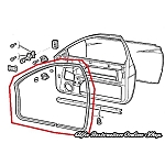 Fiat Coupe Right Door Seal