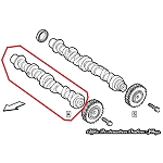Fiat 500/Bravo/Panda/Punto/Stilo, Lancia Musa/Ypsilion Intake Camshaft