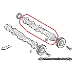 Fiat Punto, Lancia Ypsilion Exhaust Camshaft