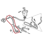 Lancia Delta (1993-1999)/Fiat Brava (1995-1998) Power Steering Hose