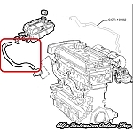 Alfa 147/156/GT Coolant Tank Lower Radiator Hose