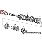 Alfa 145/146/155/GTV/Spider TS Gearbox Primary Shaft Bearing (Bellhousing Side)