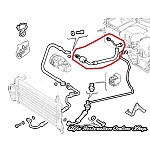Fiat Punto (1997-1999)/Lancia Y (1995-2000) Air Conditioning Hose (Evaporator to Compresso