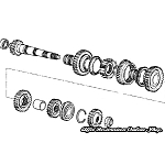 Alfa Romeo Gearbox Secondary Shaft Roller Bearing