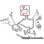 Fiat Punto (1993-2000)/Barchetta/Lancia Y (1995-2000) Power Assisted Steering Fluid Tank