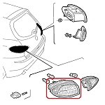 Alfa 147 Series 1 Rear Left Outer Light