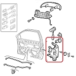 Alfa 145/146 Front Right Door Locking Mechanism