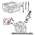 Alfa 33/Alfasud/Sprint/145/146 Oil Filter (Bosch)