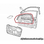 Alfa 147 Front Right Electric Window Trap Seal (5 Door Vehicles)