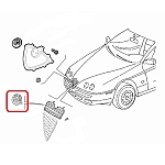 Alfa GTV/Spider 916 Series "Alfa Romeo" Boot/Bonnet Badge (Adhesive)