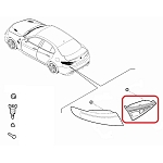 Alfa Giulia 952 Series Rear Left Light (Inner on Boot Lid/LHD)