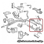 Alfa 147/GT (4 Cylinder Engines/LHD Models) Power Assisted Steering Hose (Pump to Steering Rack)