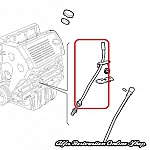 Alfa 147/156/166/GT/GTV/Spider 2.5/3.0/3.2 V6 Oil Dipstick Tube