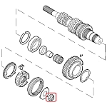 Alfa Romeo/Fiat/Lancia Gearbox Secondary Shaft Nut