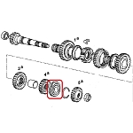 Alfa Romeo/FIAT/Lancia Gearbox Primary/Secondary Shaft Bearing (Gearbox End Side)