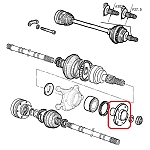 Alfa 33 905 Series Front Wheel Hub