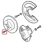 Alfa 33 905/907 Series Disk Brake/Drum Guide Pin