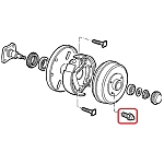 Alfa 33 905/907 Series Disk Brake/Drum Guide Pin
