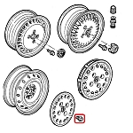 Alfa 33 905 Series Steel Wheel Bolt (Plastic Hub Caps)