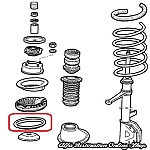 Alfa 33 Front Suspension Spring Lower Metal Mount/Ring