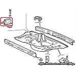 Alfa 33 907 Series Rear Left Bumper Bracket/Mount (body side)