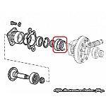 Alfa 33/Alfasud/Sprint/145/146 Differential Crown Roller Bearing and Plate (Original Alfa)