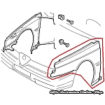 Alfa 155 Front Left Wing