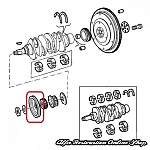 Alfa 33/Alfasud/Sprint Crankshaft Single Groove Pulley