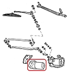 Alfa 33 905/907 Series/Spider 115 Series Windscreen Wiper Motor Plastic Cover