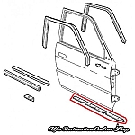 Alfa 33 905/907 Series Front Right Door Lower Seal